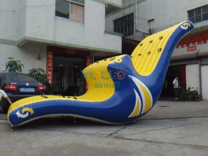 inflatable see saw style water totter